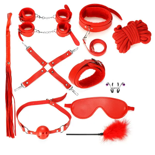10pcs BDSM Bondage Kit Set