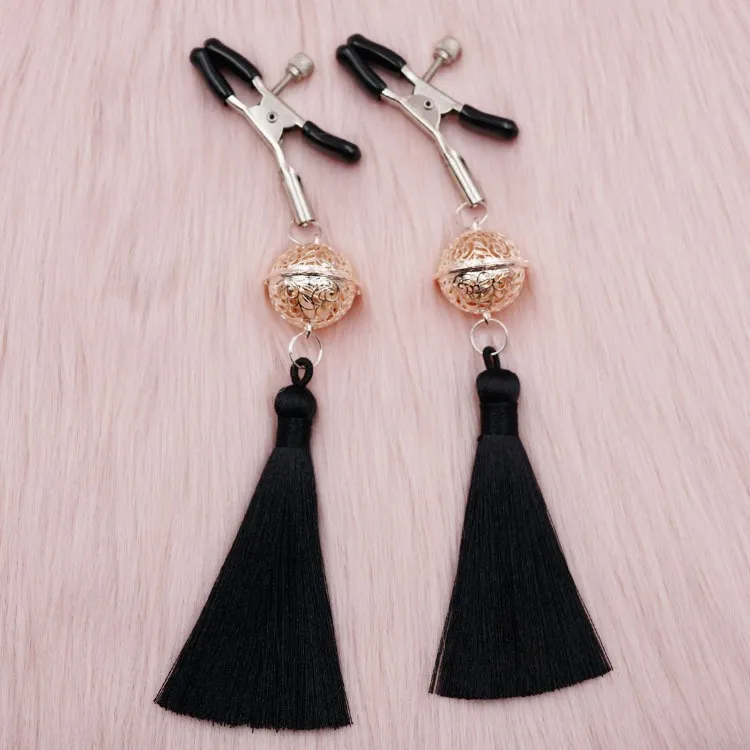 Soft Rubber Decorative Nipple Clamps with Tassels