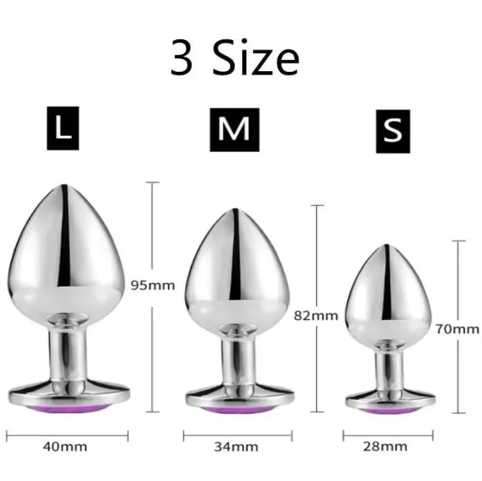 Heart Metal Anal Plug