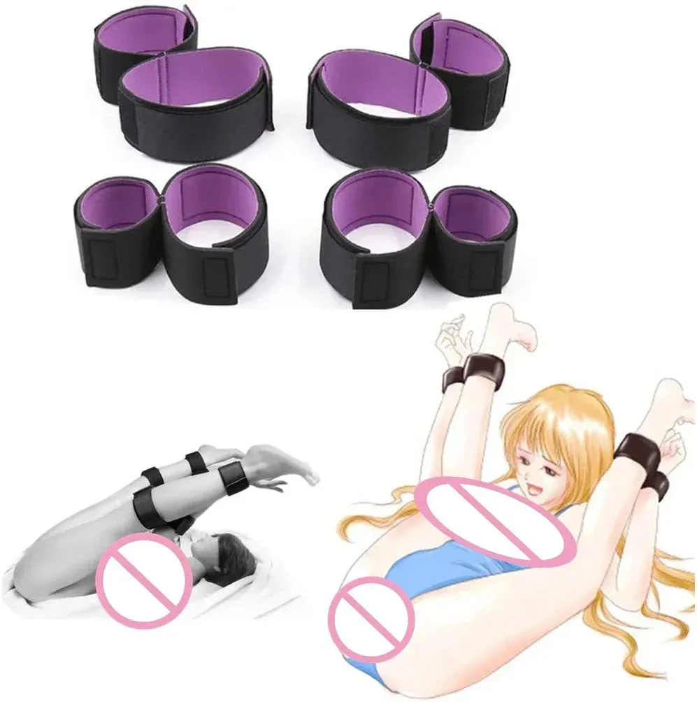 Hands and Thighs Bondage Cuffs