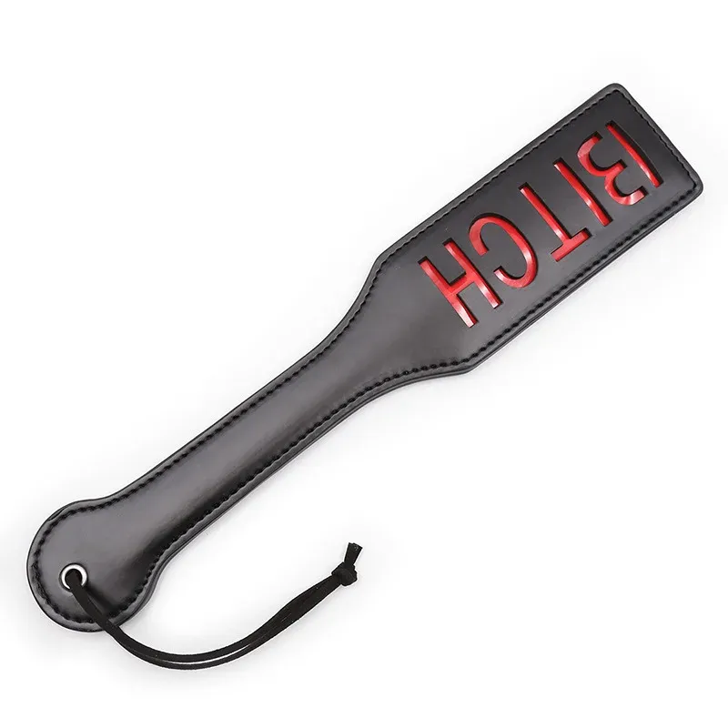 BITCH Spanking Paddle Faux Leather Impact Toy