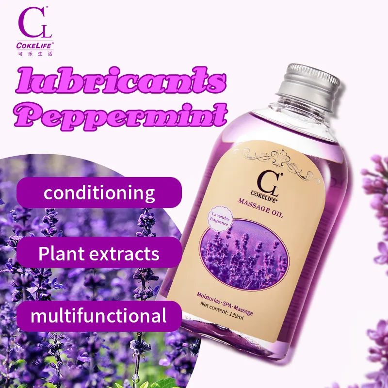 Lavender Massage Oil. Natural Relaxing Body Oil