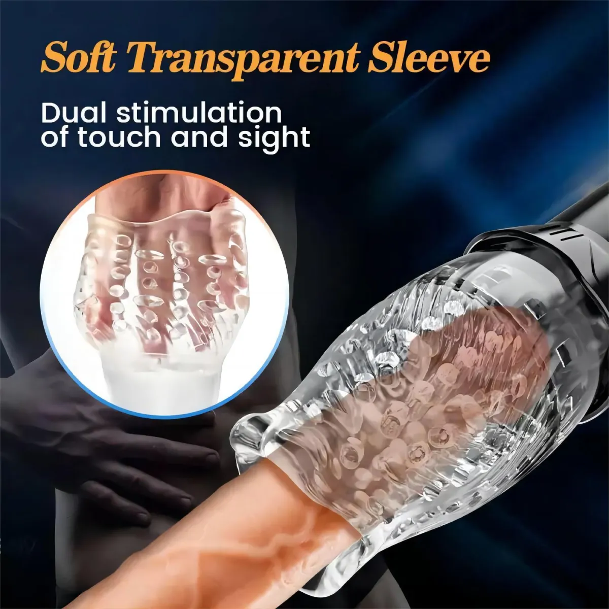 Illuminated Male Masturbation Sleeve.