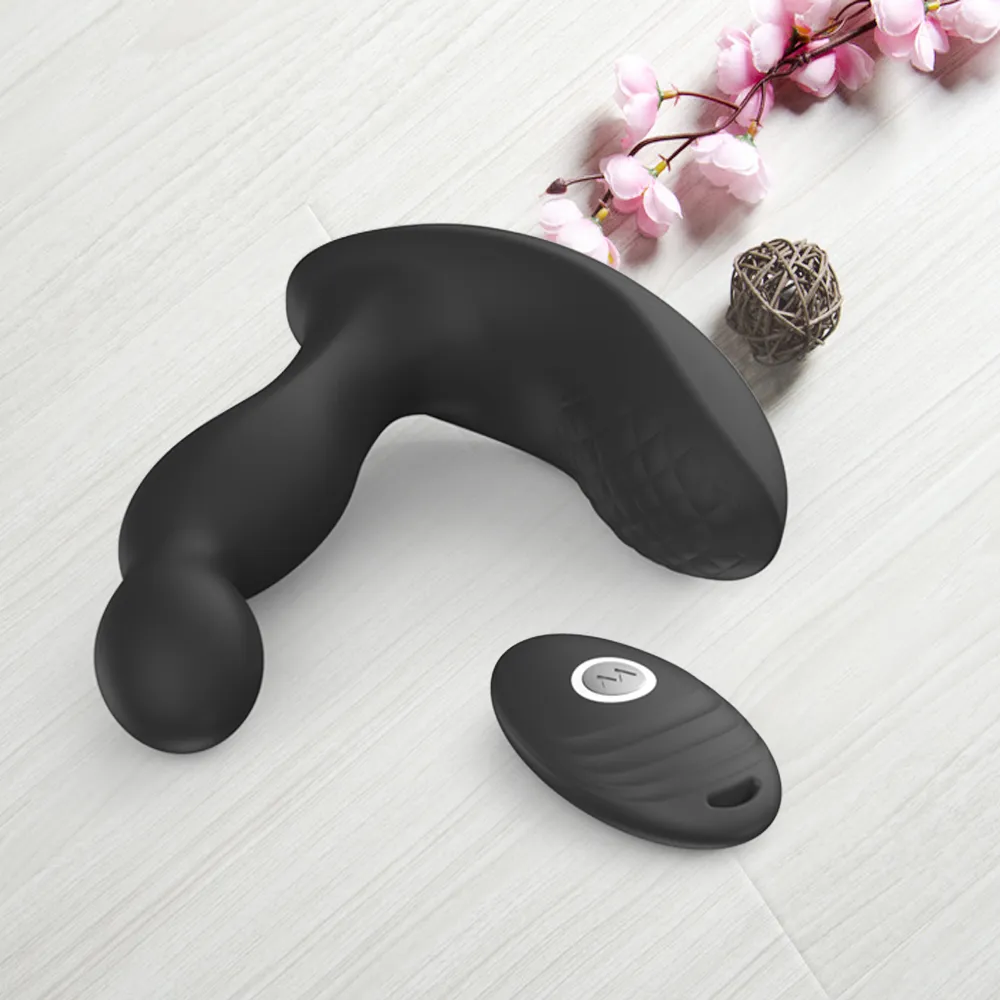 Vibrating Prostate Massager with Penis Ring and remote
