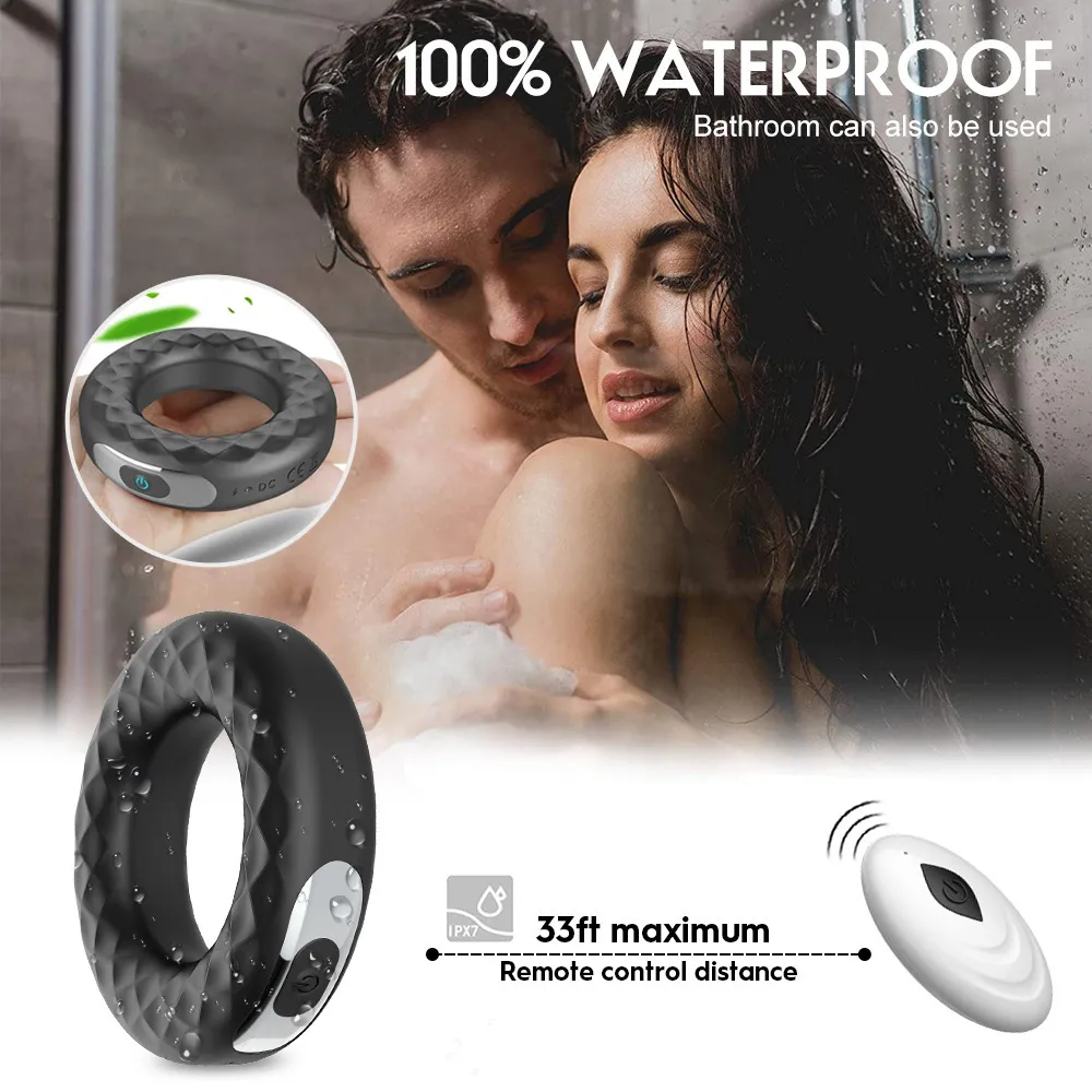 Vibrating Cock Penis Ring