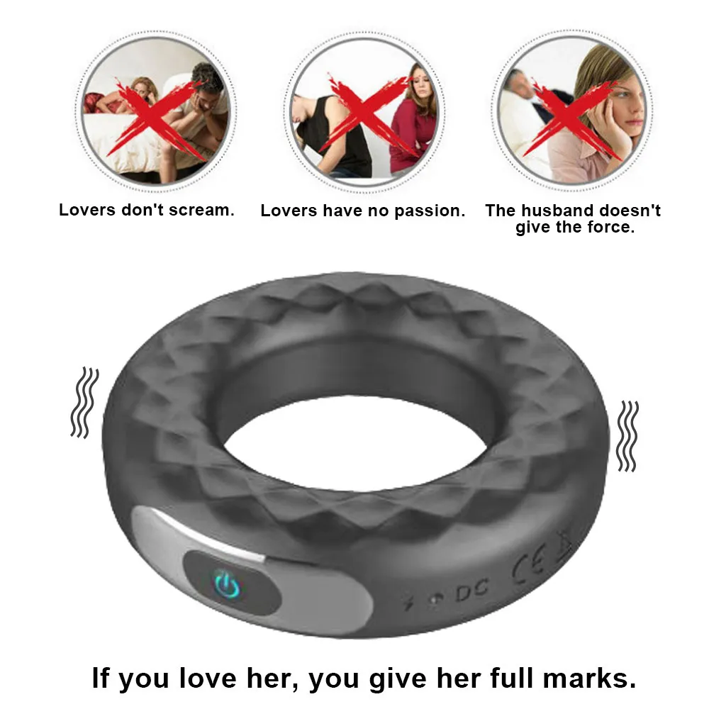 Vibrating Cock Penis Ring