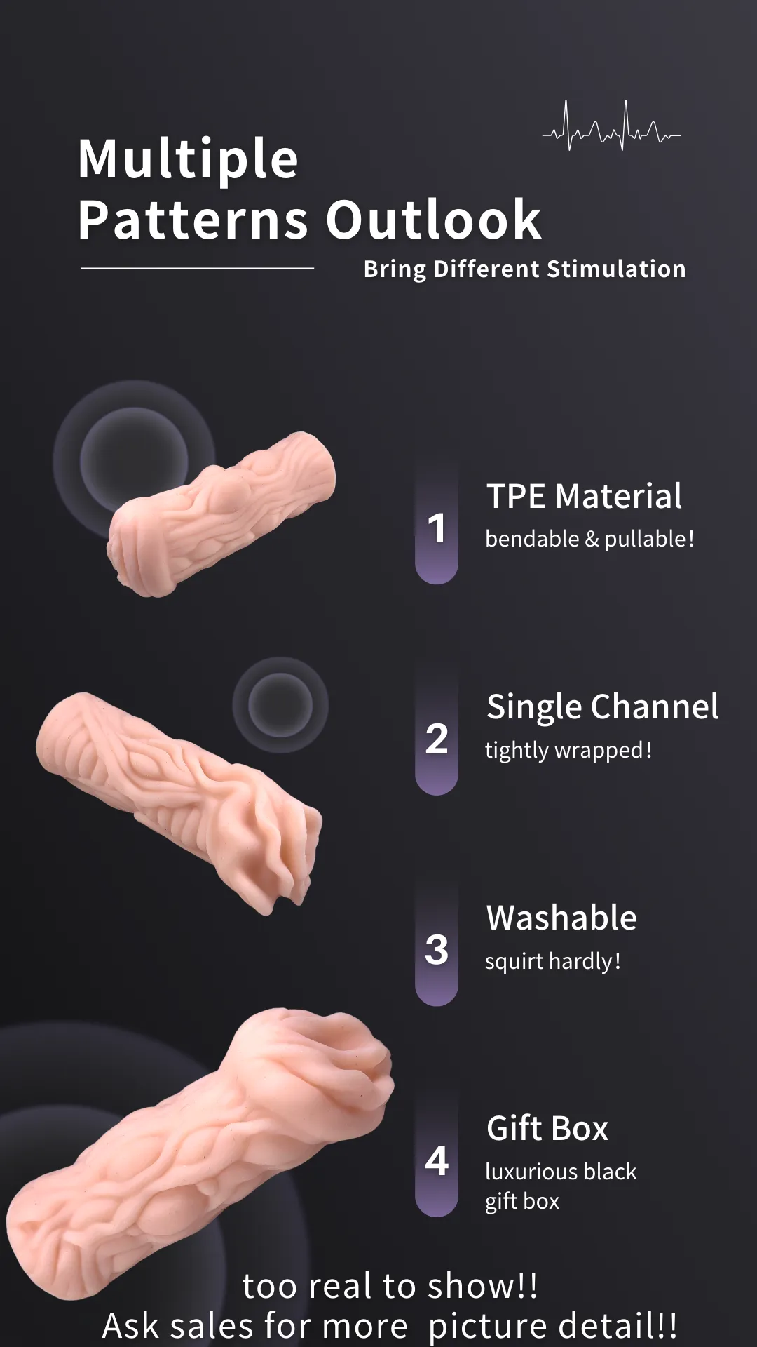 4 Pocket Pussy Masturbator Set