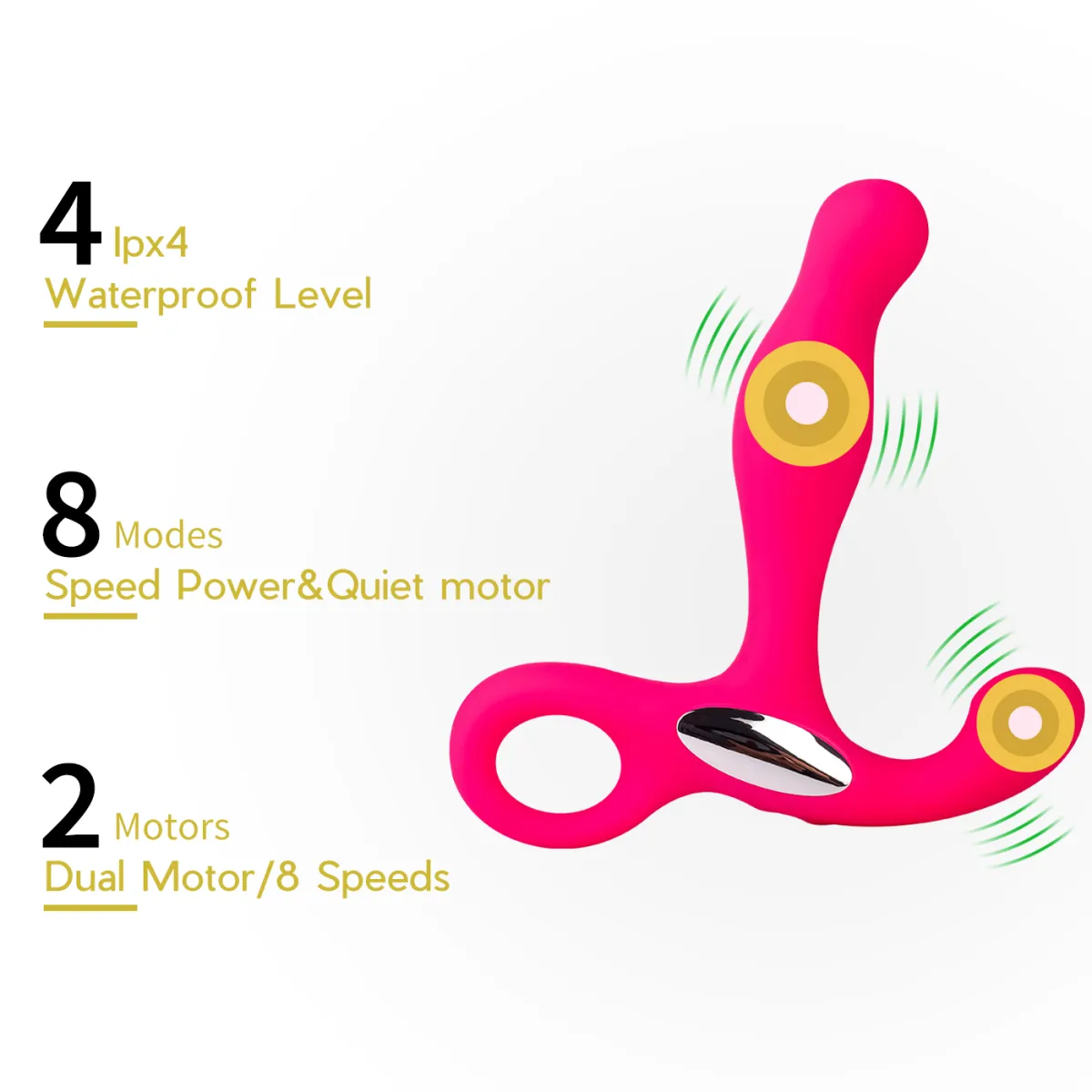 Prostate Massager Adjustable Vibrating Butt Plug