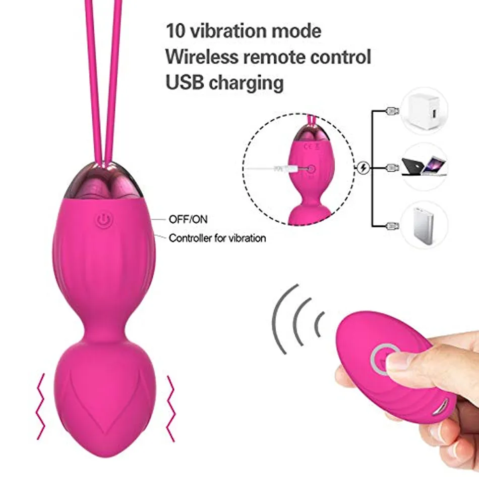 Kegel balls Vibrating Egg Sex Toy for women