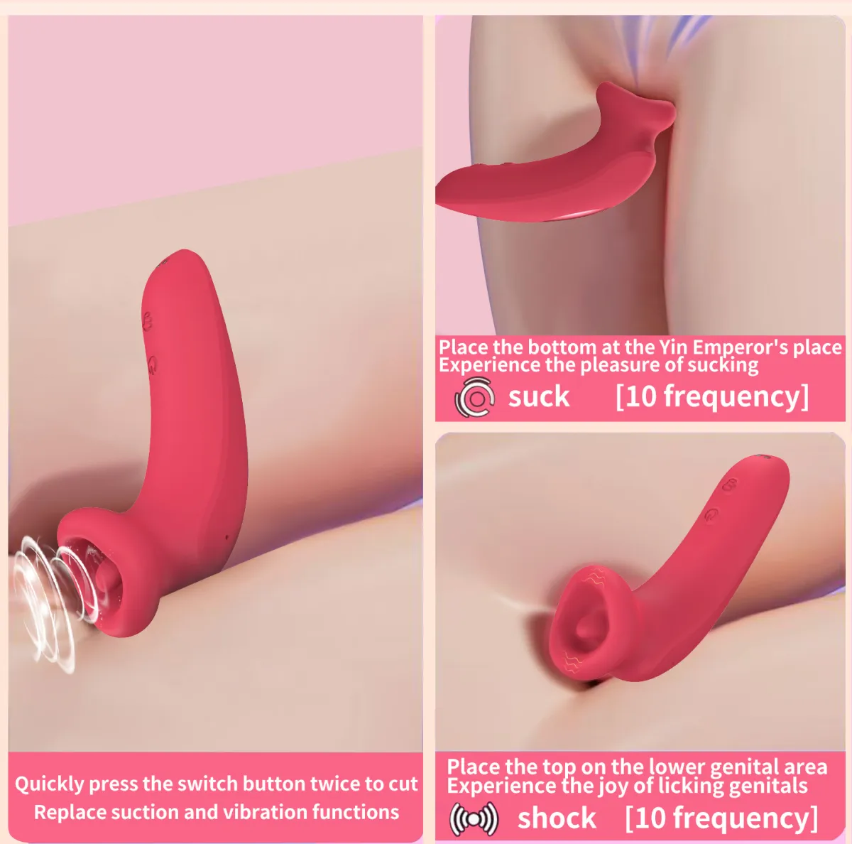 Clit sucking and vibrator Women Sex Toys