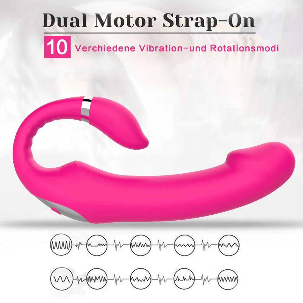 10 Speed Warming Vibrator with Clitoral Stimulator